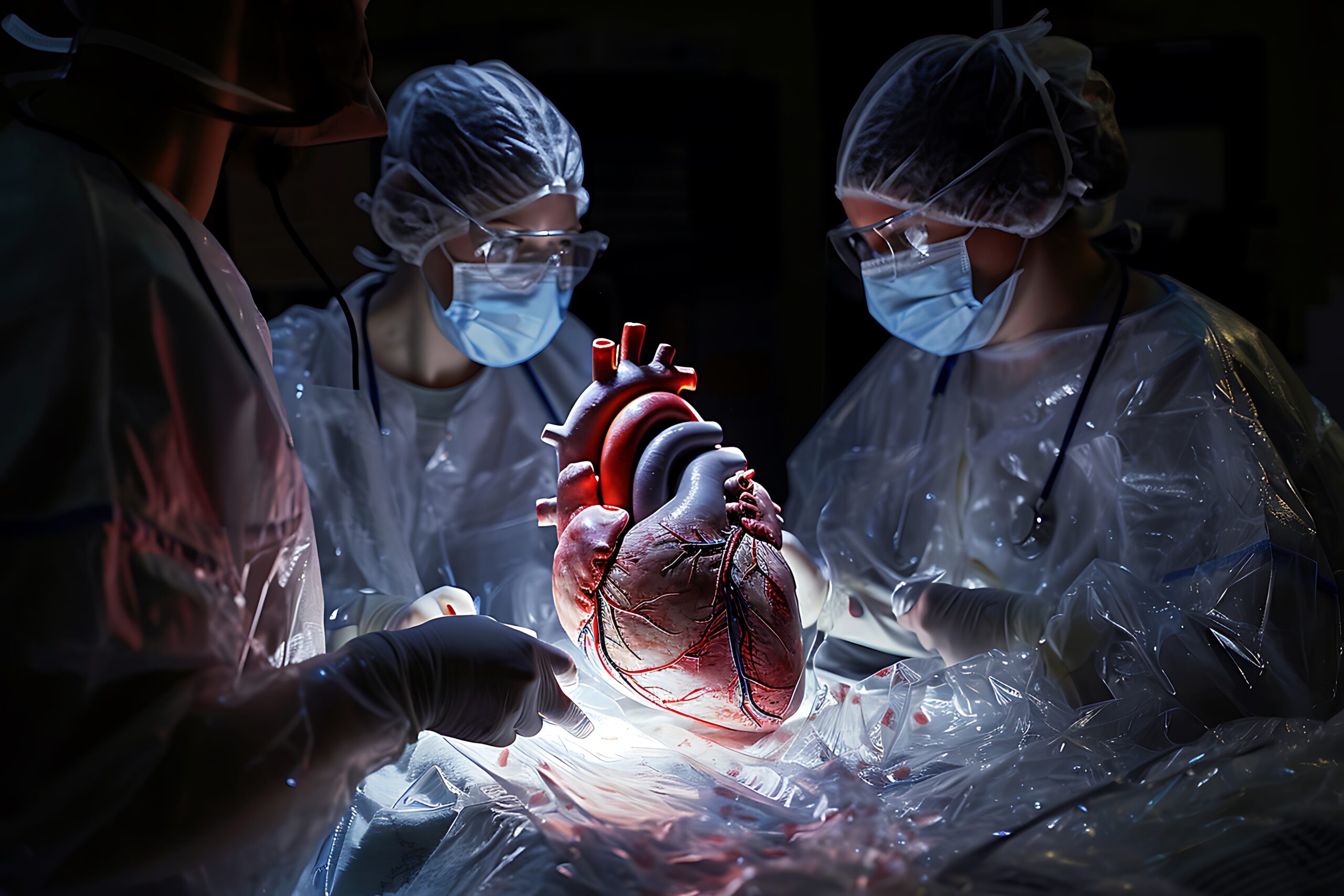 two-doctors-protective-suits-are-working-with-heart-shaped-brain